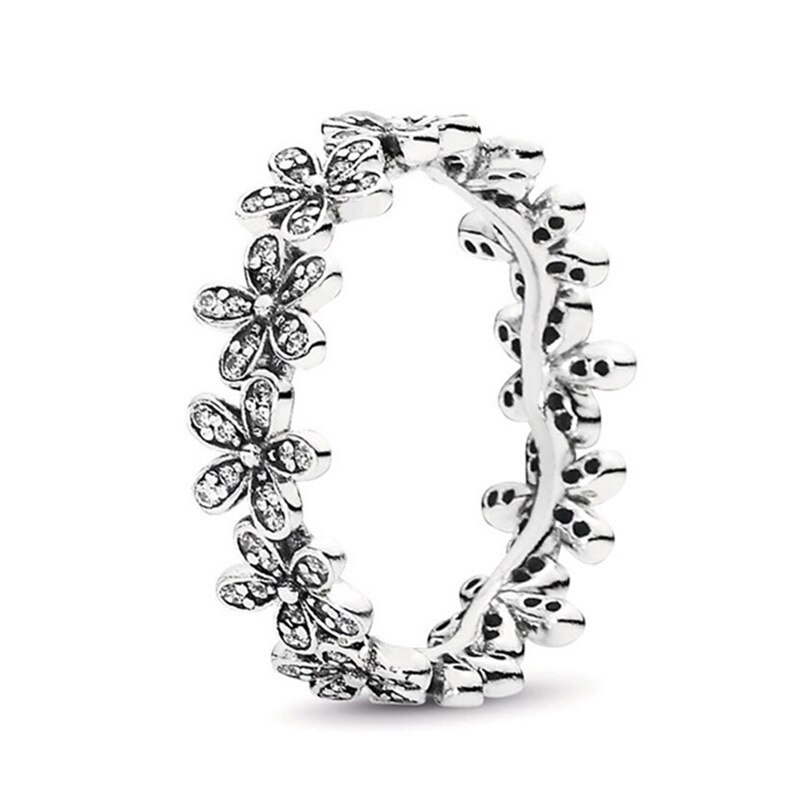 Neue Einfache und Modische Rose Gold Kleine Gänseblümchen Blume Ringe Für Frauen Hochzeit Engagement Schmuck