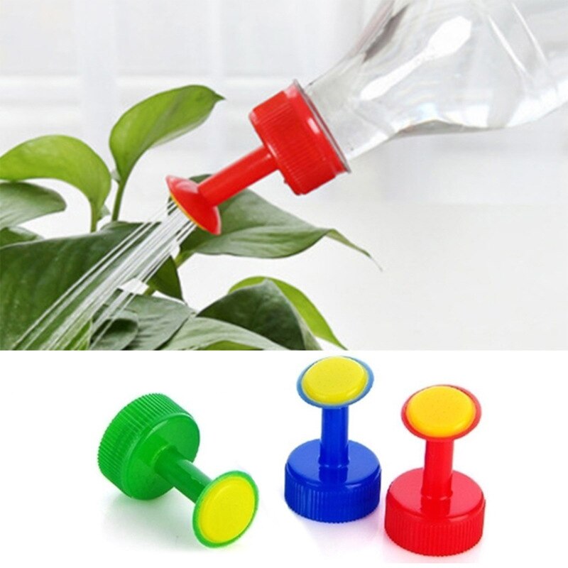 3pcs Gardening Plant Watering Attachment Spray-head Soft Drink Bottle Water Can Top Waterers Seedling Irrigation Equipment