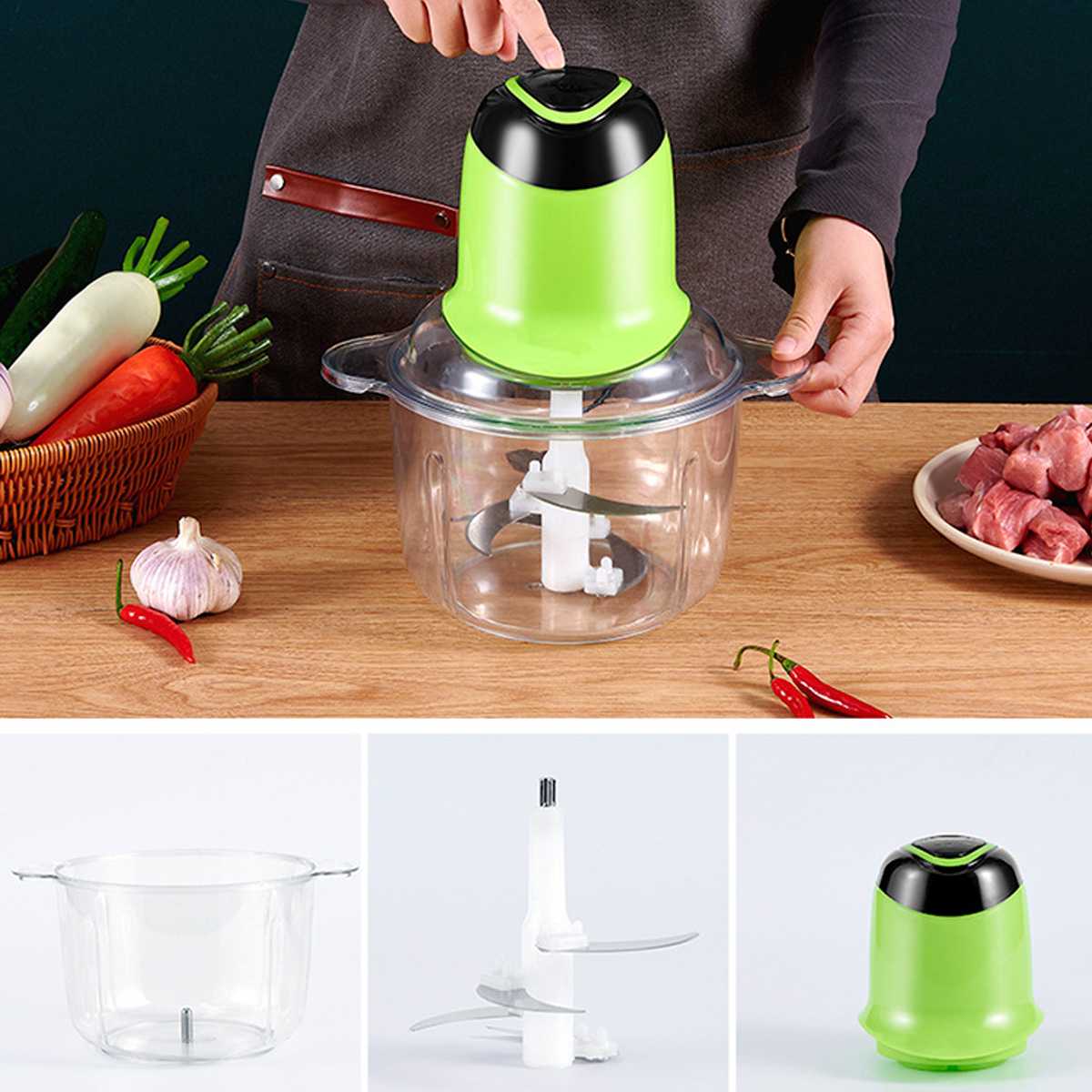 Warmtoo 3L Electric Blender Food Mixer Kitchen& 4Blade Detachable Smoothies Vegetable Salad Blender Meat Grinder Baby Food Maker