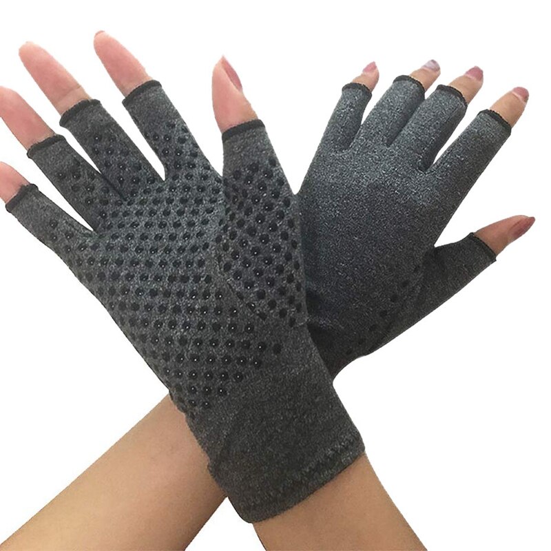 Guante de compresión para artritis reumatoide, guantes de mano con calor para escritura por ordenador, alivio del dolor de articulación artrítica, Tun carpiano: Default Title