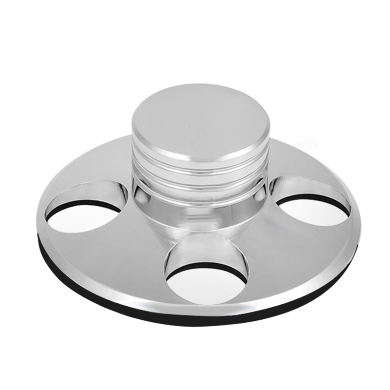 Audio Lp Vinyl Record Player Turntables Pure Copper Disc Stabilizer Record Player Weight Clamp Turntable Hifi: Silver