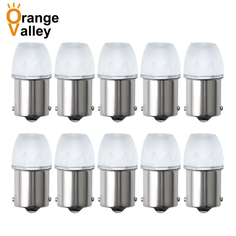 10 stk P21W 5W LED Pære BA15S 1156 1157 BAY15D Bil Signal Lys DRL 12V 24V