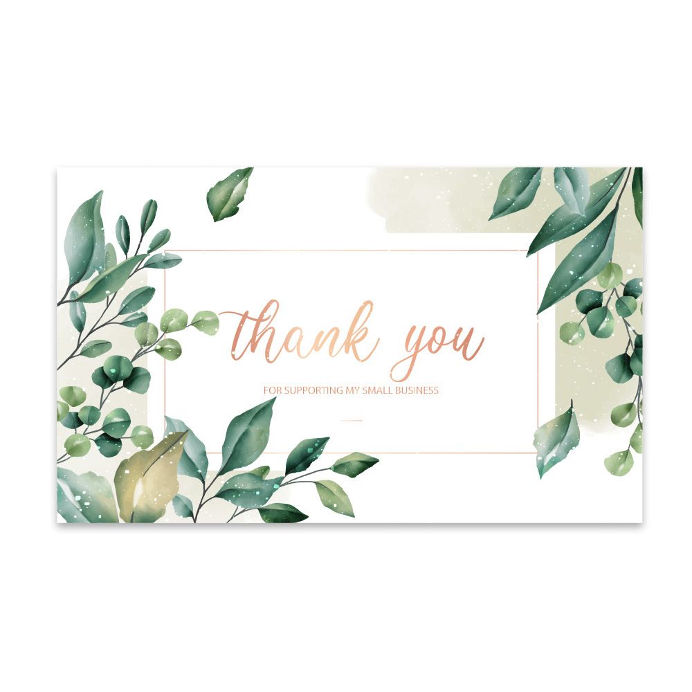30Pcs Dank U Voor Ondersteunende Mijn Kleine Visitekaartjes Marbling Bedankt Cardstock Cadeaupapier Pakket Insert: Type 17