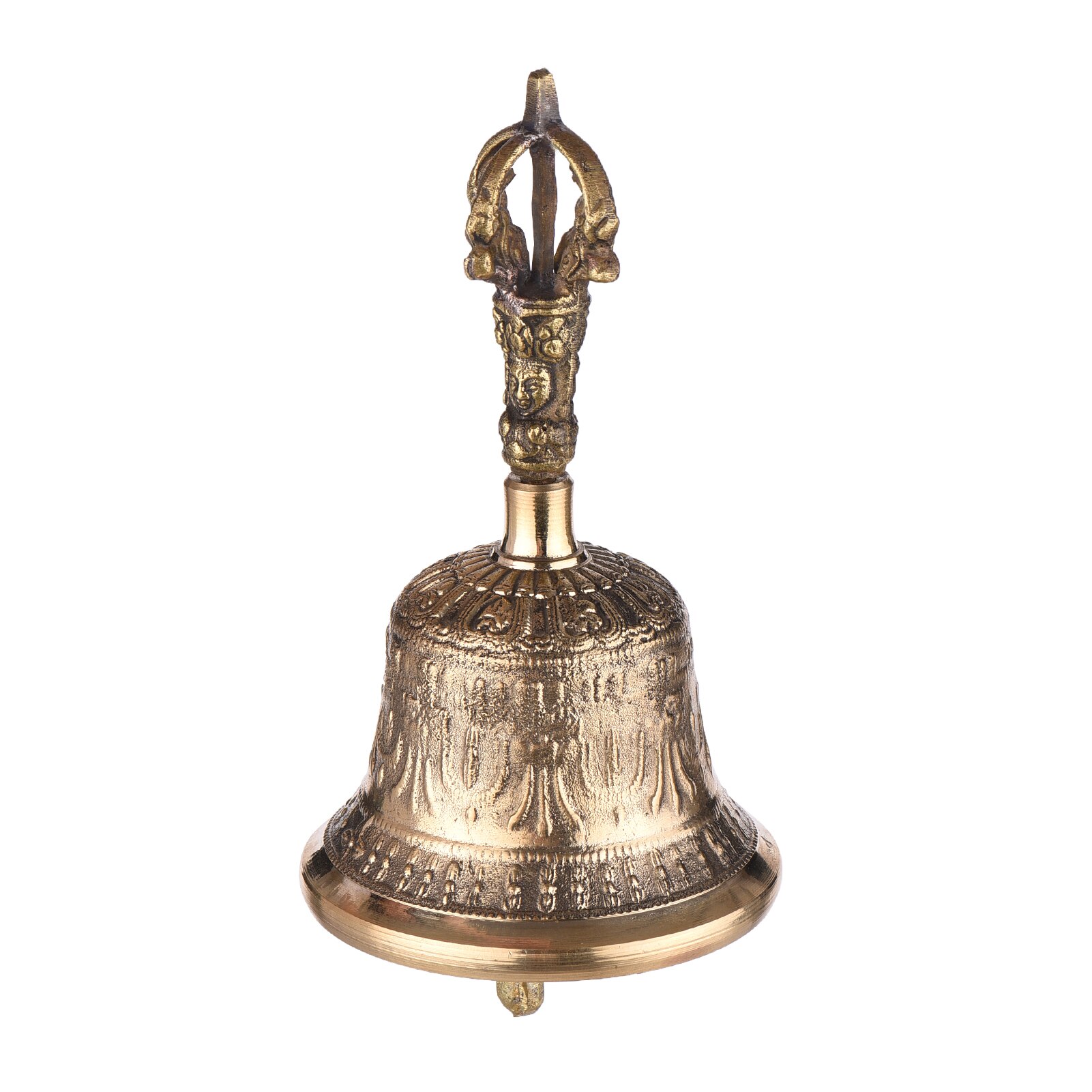 Tibetaanse Boeddhistische Bel Bronzen Hand Bell Me... – Grandado