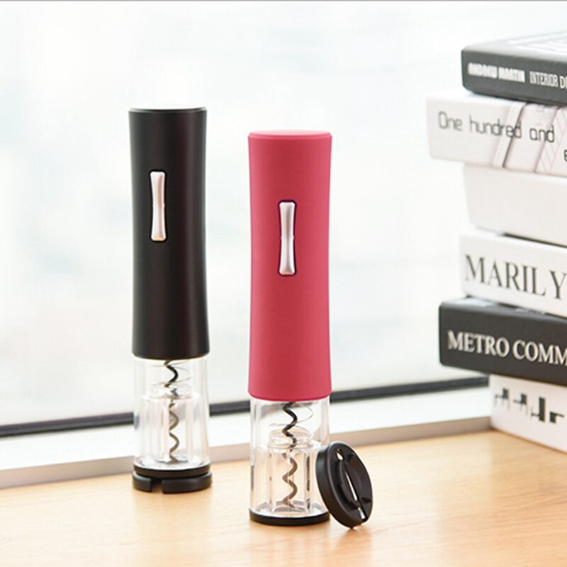 ! Automatic Corkscrew Electric Wine Opener Household Environmental Protection ABS Red Wine Upper 5Th Battery Wine Bottl