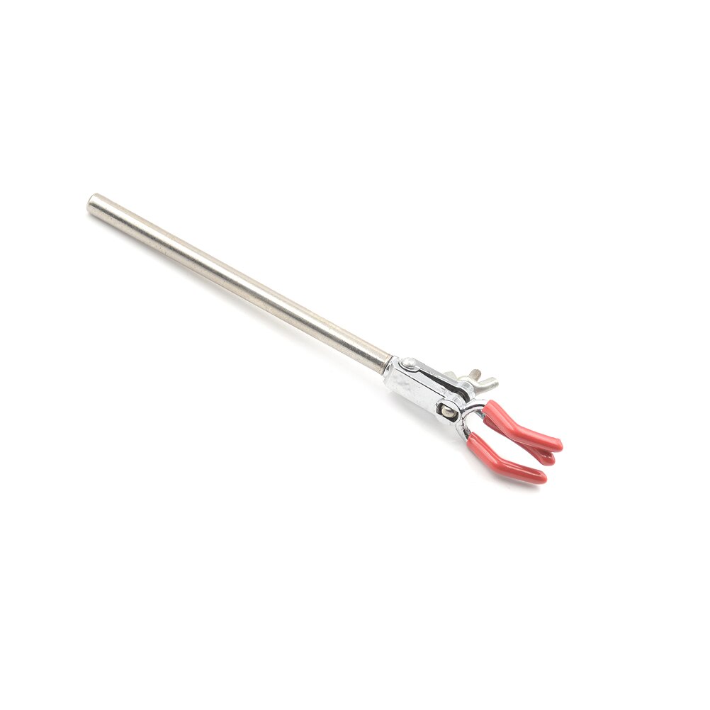 Laboratory Supplies 1pcs Tube Clamp Holder Clamp Range 0-30mm Lab Single Adjustment Three Prong Extension Flask Clip