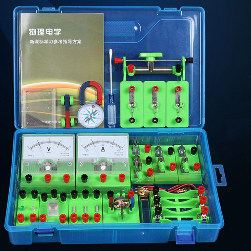 Electromagnetic Experiment Equipment Set Physics Labs Circuit Learning Kit Basic Electricity Discovery Principles Kit
