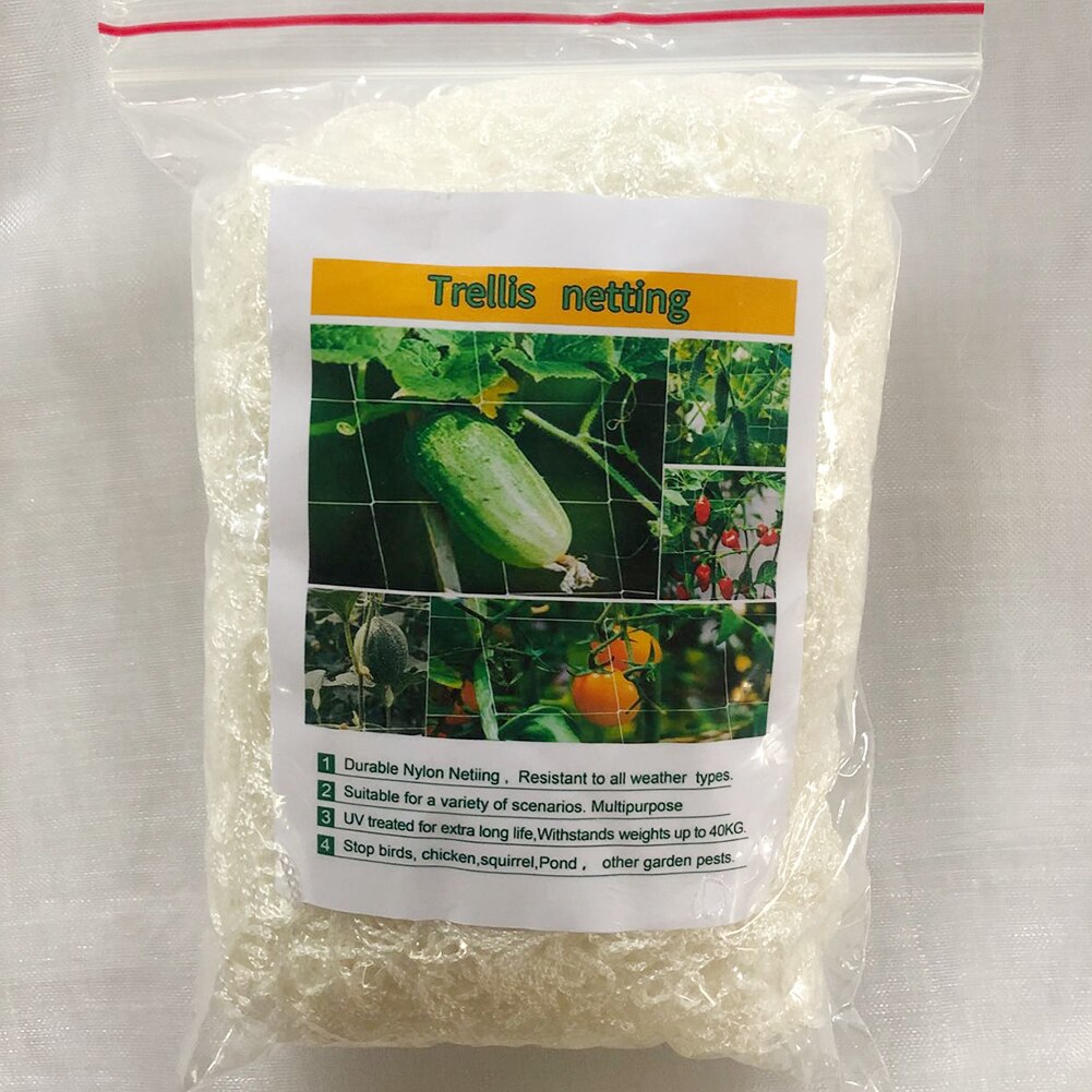 5/10/20m Garden Plant Trellis Netting Heavy-Duty Polyester Plant Support Plant Grow Holder for Vegetable Orchard Flower Climbing