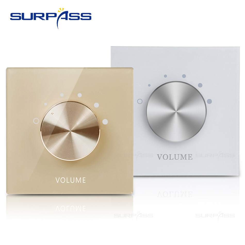 Full Hosue Tuning Switch Volume Adjust Wall Panel Easy Operation Indoor Smart Home Volume Controller