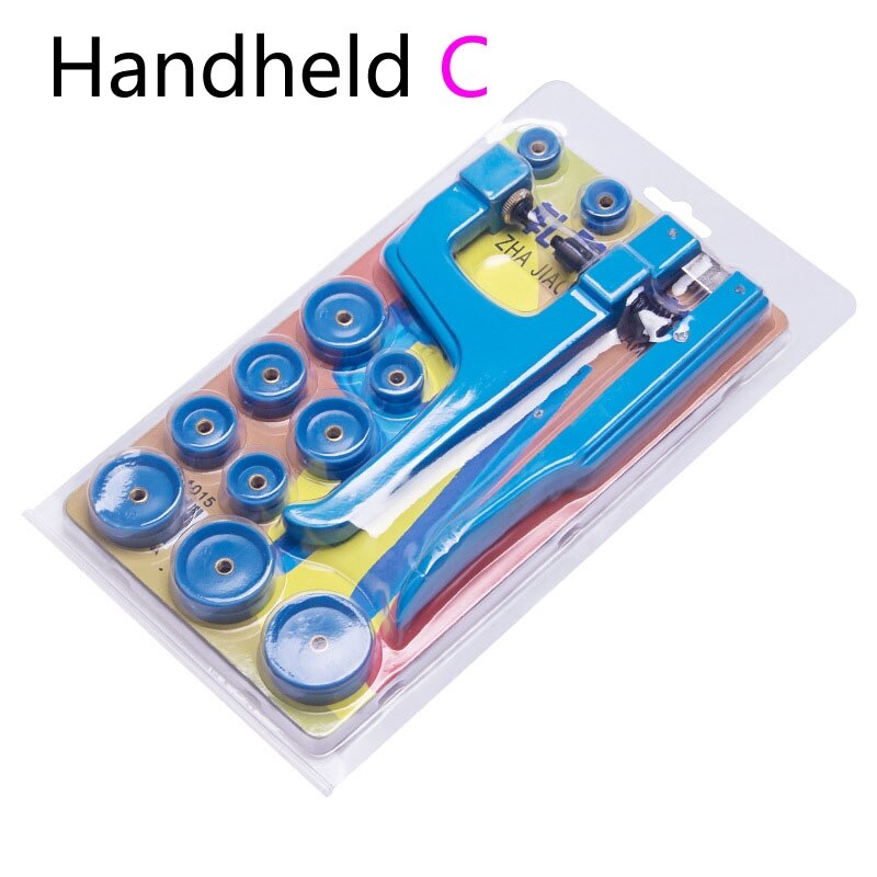 Watch Case Press Tool Fitting Dies Back Cover Remover Closer Watch Pressing Machine Capper Watchmaker Repair Kit Tools: C Handheld