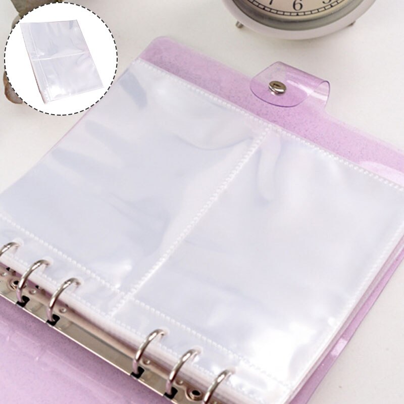 3/5inch Photo Album Pages Transparent Album Pages Card Holder Card Sleeves Storage Photo Holder