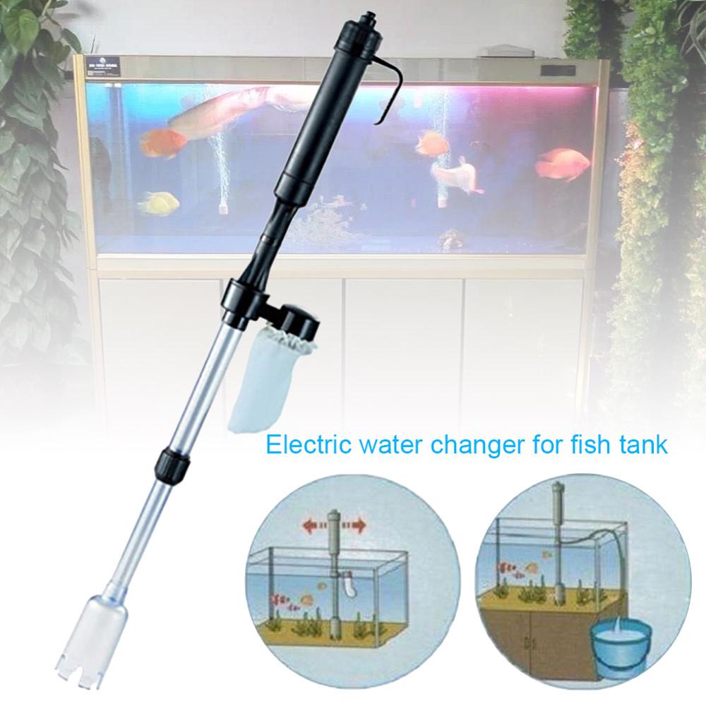 Aquarium Cleaner Aquarium Wisselaar Bodemreinigers Aquarium Automatische Water Veranderende Vacuüm Aquarium Siphon Stofzuiger