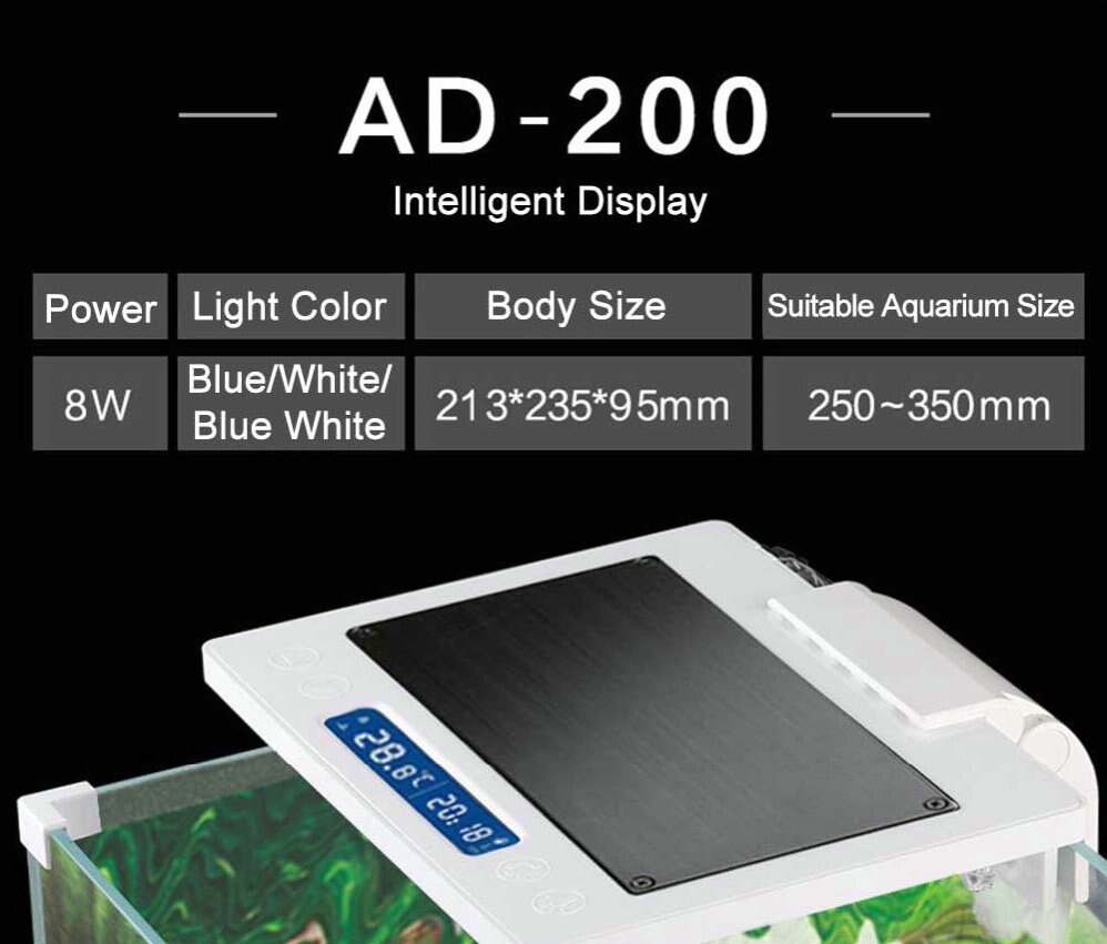 Aquarium Licht Led Verlichting Vissen Schakelaar Touch Aquarium Planten Aquarium Aquatic Gras Led Lamp Licht Voor Aquarium