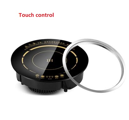 2000W Induction Cooker Round Commercial Embedded Wire-controlled Hotel Pot Restaurant Special Induction Cooker: D