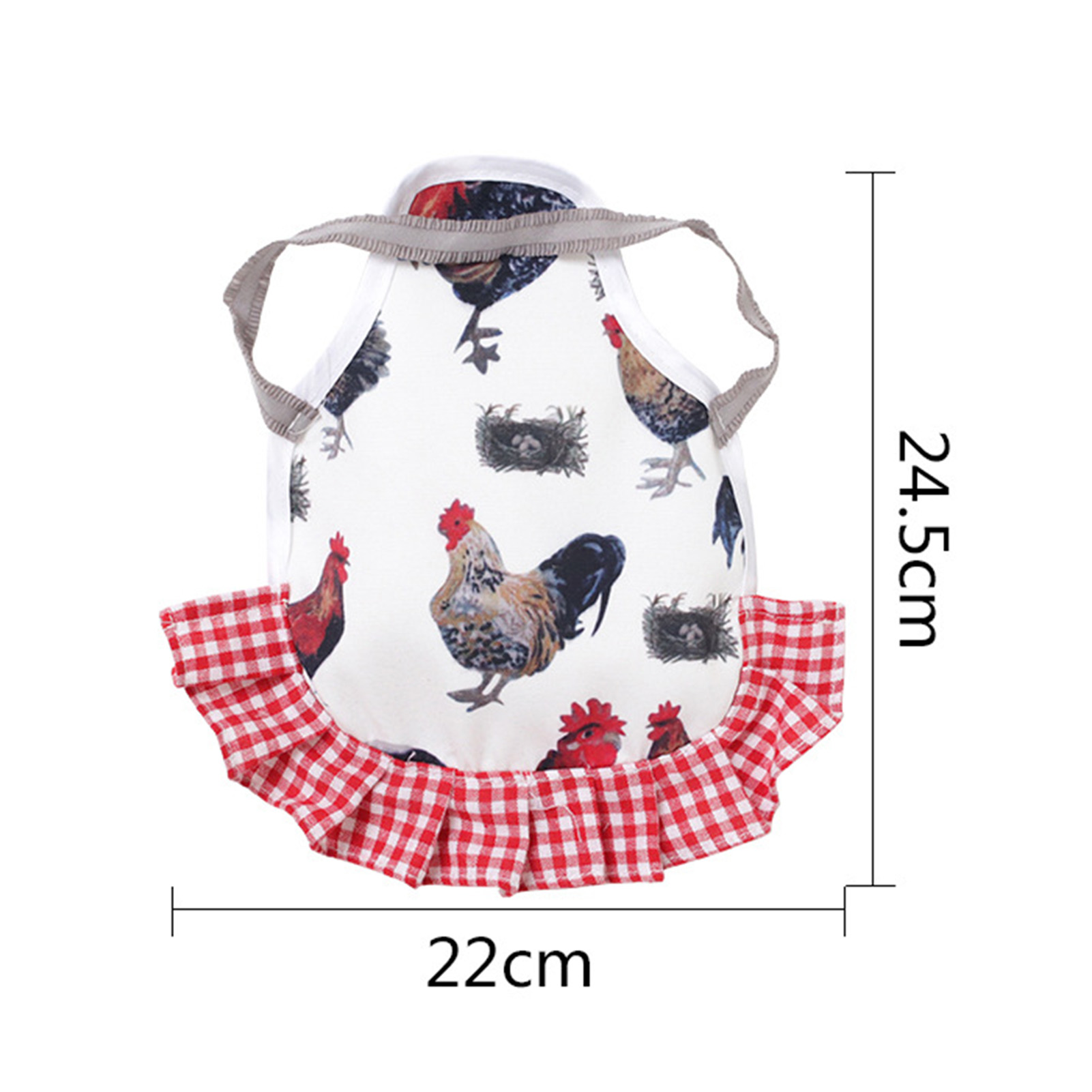 Tablier de poule élastique, motifs coq, selle de poulet, dos protecteur de plumes pour animaux de compagnie, tissu confortable, fournitures pour animaux de compagnie