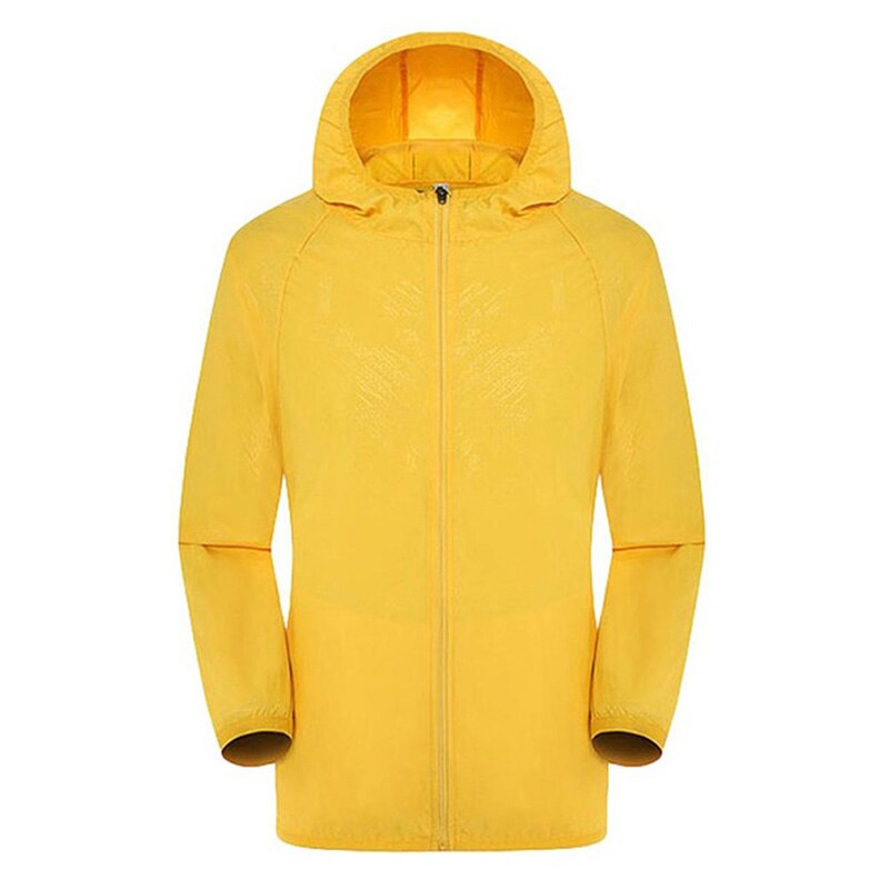 Spring Autumn Sun-Protective Coat Outdoor Hiking Sport Jackets Women Tops Quick-Dry Sports Jacket Women Sun protection Coat: yellow / S