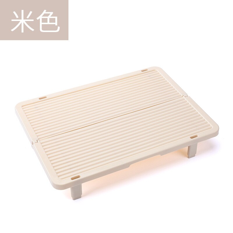 draagbare keuken lade rack vouwen deeg bal lade dumplings gordijn cover keuken opslag drogen servies WJ10: SQUAREBEIGE