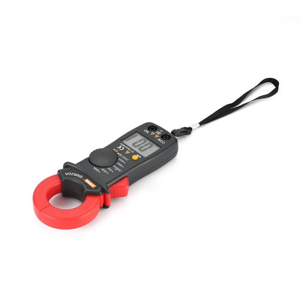 SZBJ BM820A Digital DC/AC Clamp Meter Multimeter Volt Amp Ohm Diode Tester Handheld Mini Ammeter Tester