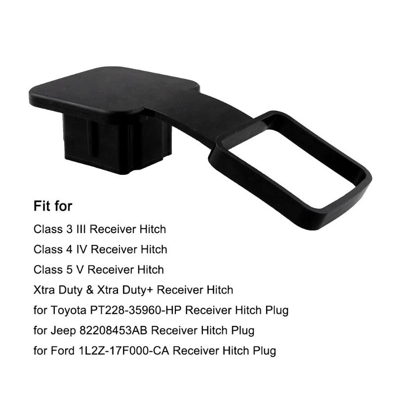 Universal Trailer Hitch Tube Cover Plug Cap Insert Receivers Class Multipurpose G6KC