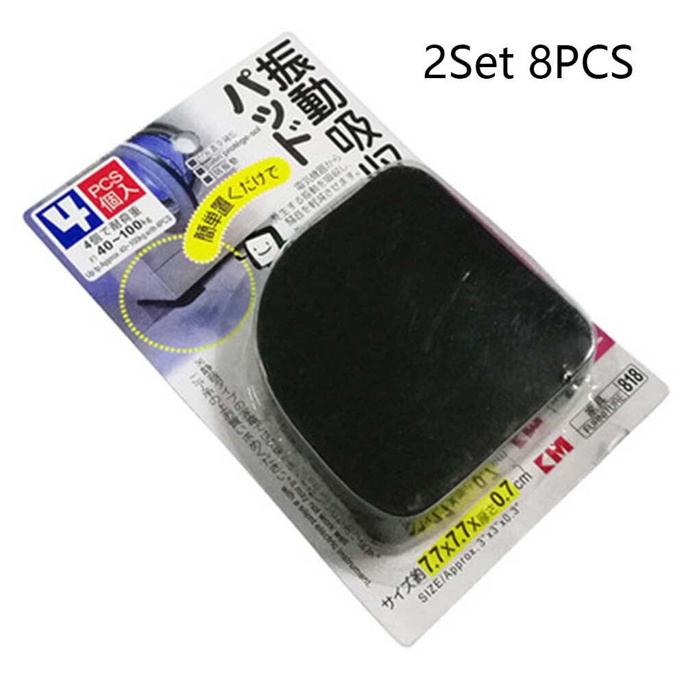 8PCS Anti Vibration Cushion Washing Machine Shock Pads Non-slip Mats Furniture Gasket Shock Absorber Cushion Refrigerator Shock
