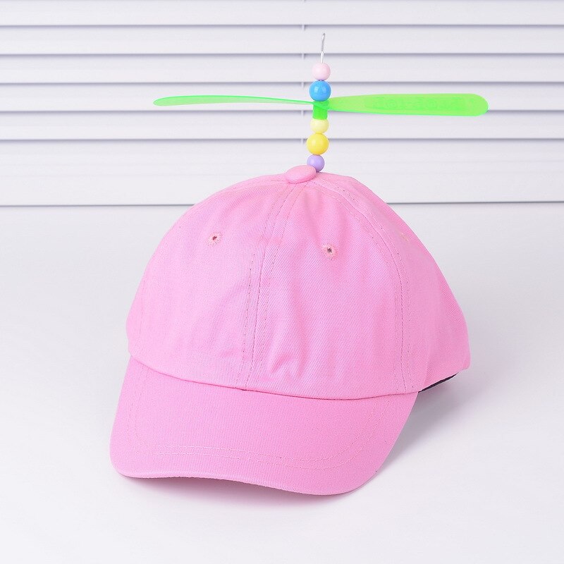 Bamboo Dragonfly Patchwork Baseball Cap Kids Helicopter Propeller Funny Adventure Dad Hat Snapback Hat Kids Baseball
