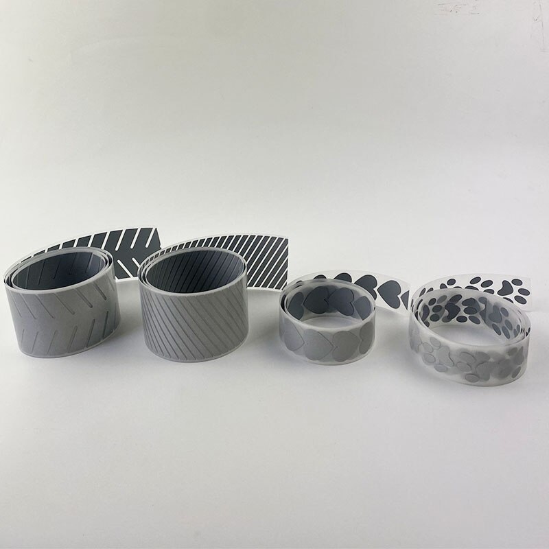1M Heat Transfer Vinyl Film Reflective DIY Tape Ribbon Iron On Fabric Clothes High Visibility Traffic Safety Materials