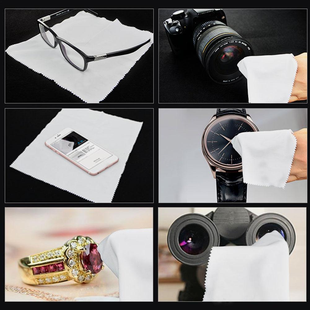 Gray Soft MagicFiber Microfiber Cleaning Cloths for Glasses Cell Phone Tablet Screens 15*18cm Microfiber Cloth