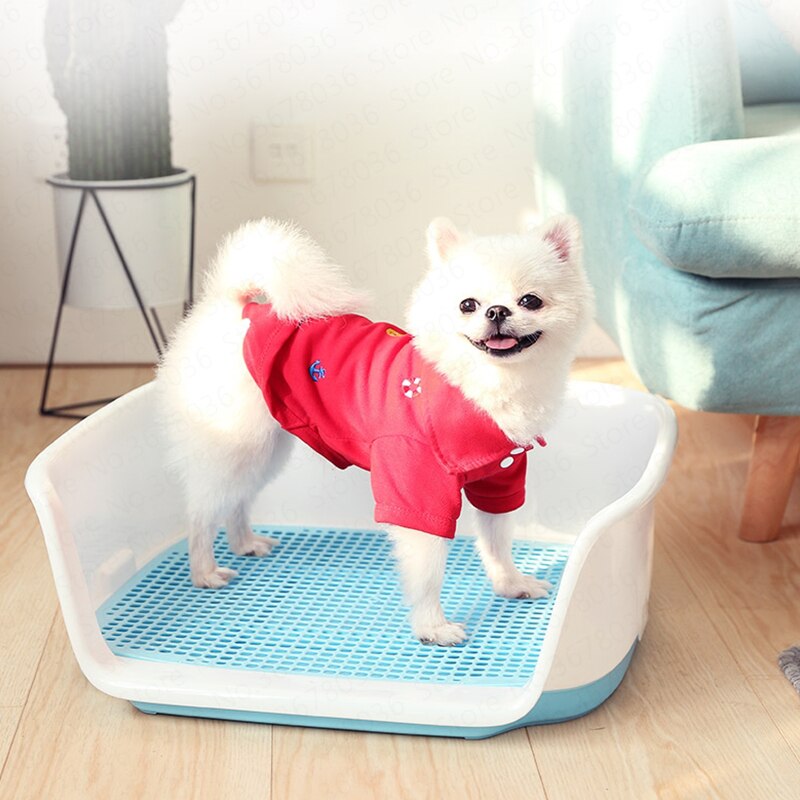 0%Dog Toilet Teddy Medium Small Dog Automatic Potty Urinal Large Dog Urinary Basin Flushing Pet Dog Supplies