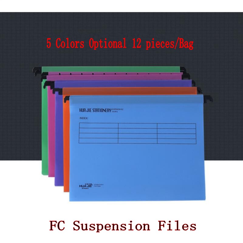 12 pieces Extra Capacity Reinforced Hanging Folders Letter Size FC Vertical Suspension Files Find Fast Filing Products
