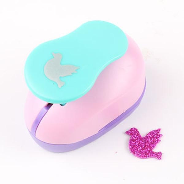 Large Scrapbooking Paper Craft Punch Kids Diary Decorate DIY Cutter Kawaii School Hole Punchers for Handicrafts Drilling Machine: Bird