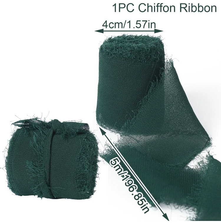 DIY randen chiffon zijdeachtige linten bruiloft uitnodiging boeket stof 4cmx5m kerstversiering cadeauverpakking: Dark Purple