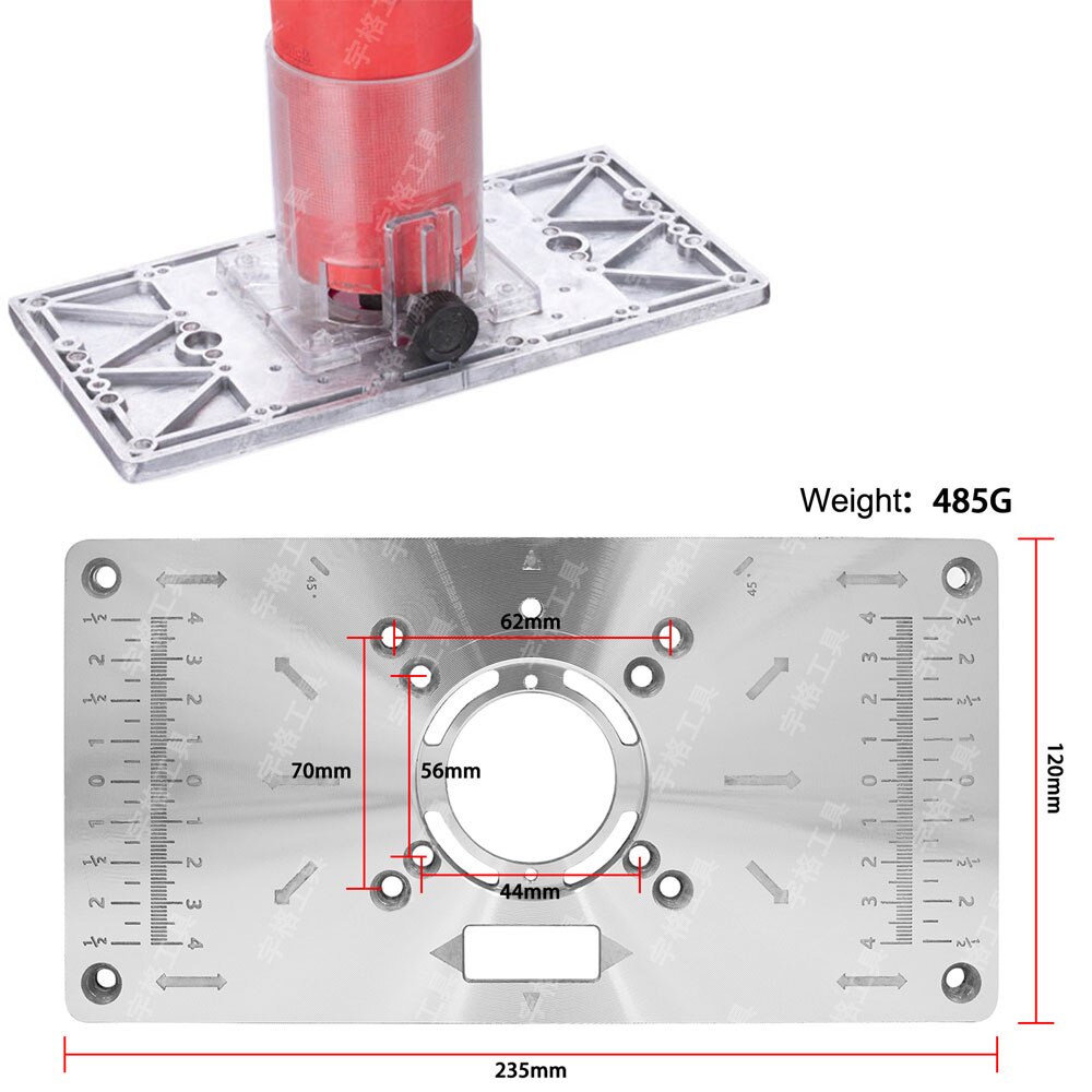 Router Table Insert Plate Aluminum Trimming Machin... – Grandado