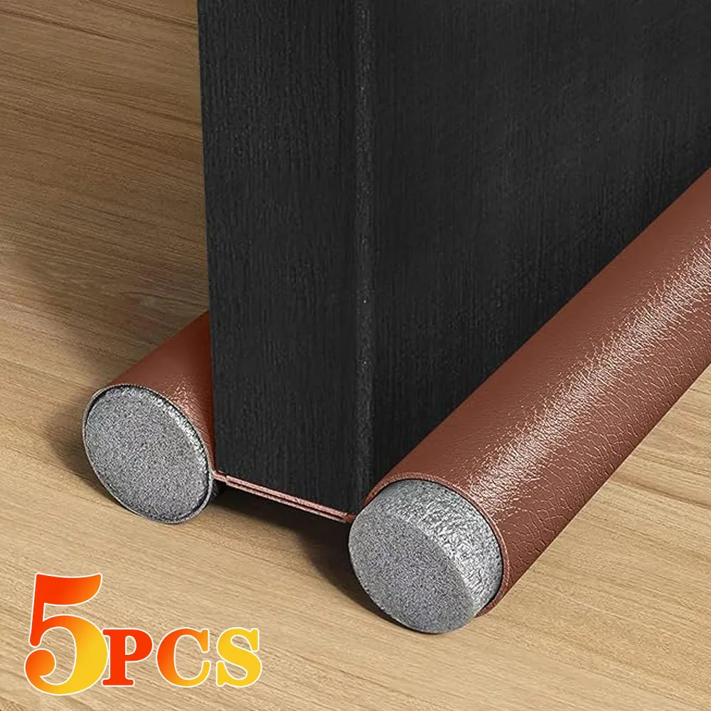 Flexible Door Gap Bottom Seam Sealing Bathroom Door Seal SoundProof Dust Strip Waterproof Guard Sealer Stopper Double Stick