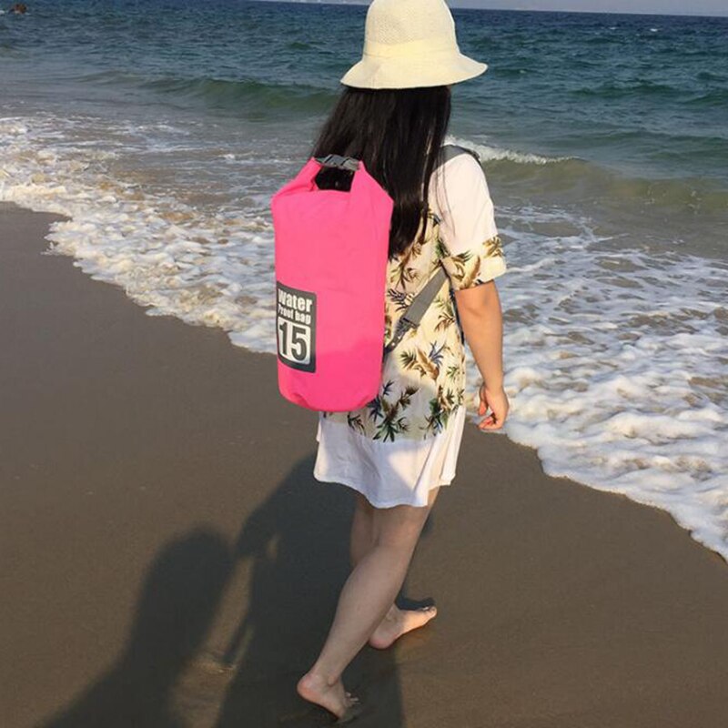 Goexplore vattentät torr väska säck simma forsränning kajakpaddling flodvandring flytande segling kanot båtliv vattentäthetspaket