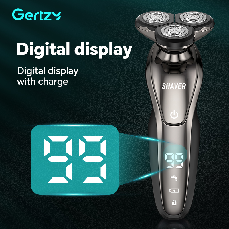 Elektrisch scheerapparaat Scheerapparaat voor mannen, roterende scheermachines, vaderdagcadeau