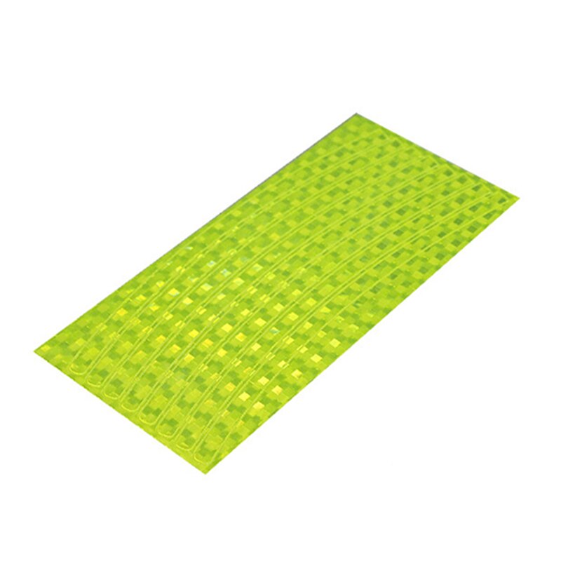 1 Pc 21 cm X 8 cm Fahrrad Reflektor fluoreszierend MTB Rennrad Aufkleber Radfahren Felgen Reflektierende Aufkleber Aufkleber: Licht Gelb