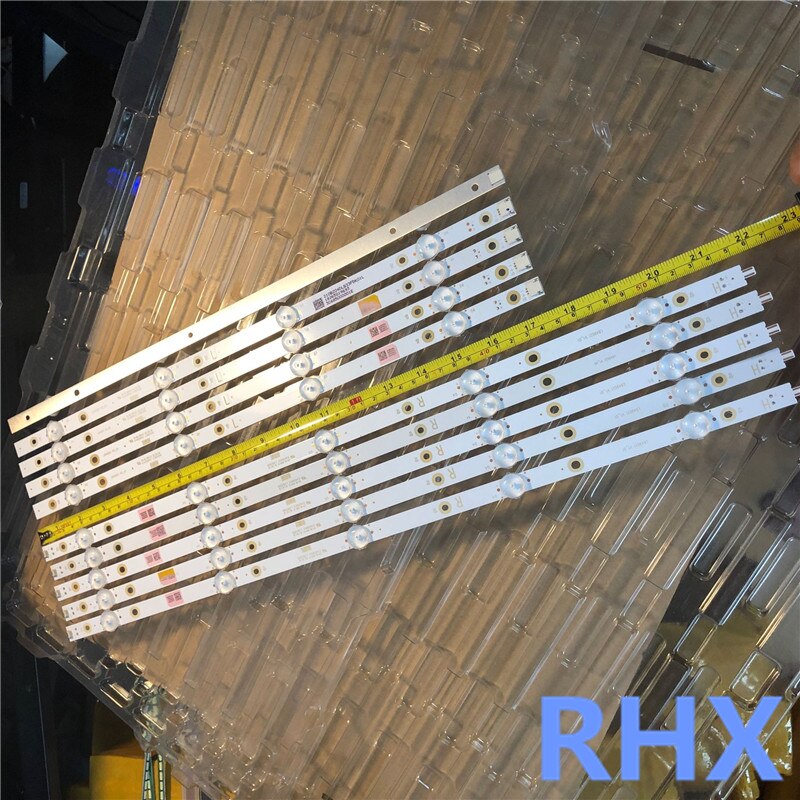 10 PCS/set LED backlight strip for 49PUS7503 49pus6162/12 LB49023 V1_00 V0_00 3A6560010EA0 3A6560000EA0