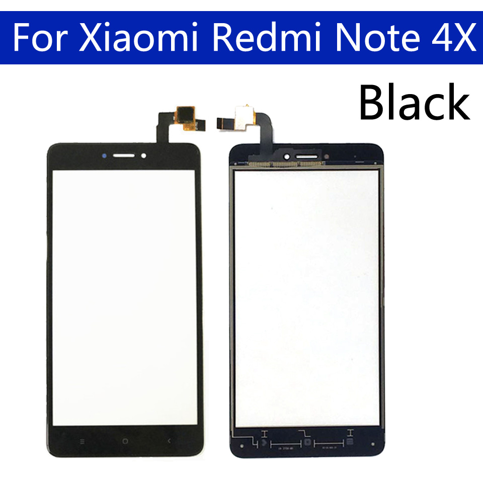 5.5 "Voor Xiaomi Redmi note 4X Touch Screen Panel Sensor Lcd-scherm Glas Lens Panel Touchscreen Digitizer Voor Redmi note4X