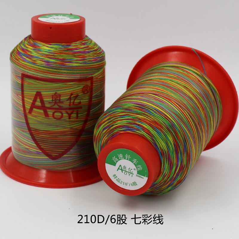 High strength Nylon Sewing Thread Jeans ,Denim Canvas Leather sewing material haberdashery Threads: 800 meter 210D 6