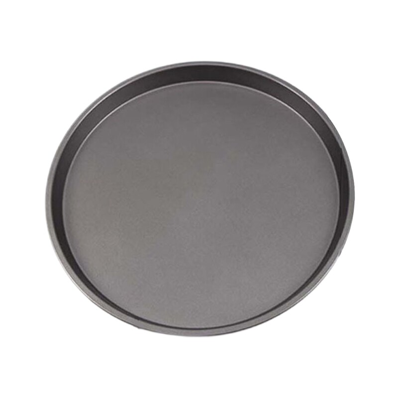 9/10/11/12-Inch Non-Stick Pizza Pan Carbon Steel Pizza Oven Tray Shallow Round Pizza Plate Pan Roasting Tin Baking Tools: 2