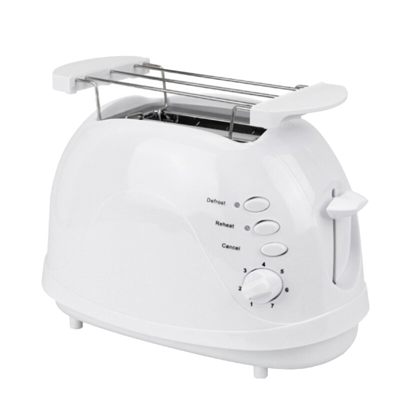 Elektrisk brödrost automatisk bröd bakmaskin toast smörgås grill ugn maker 2 skivor hushåll för frukost eu plug: Default Title