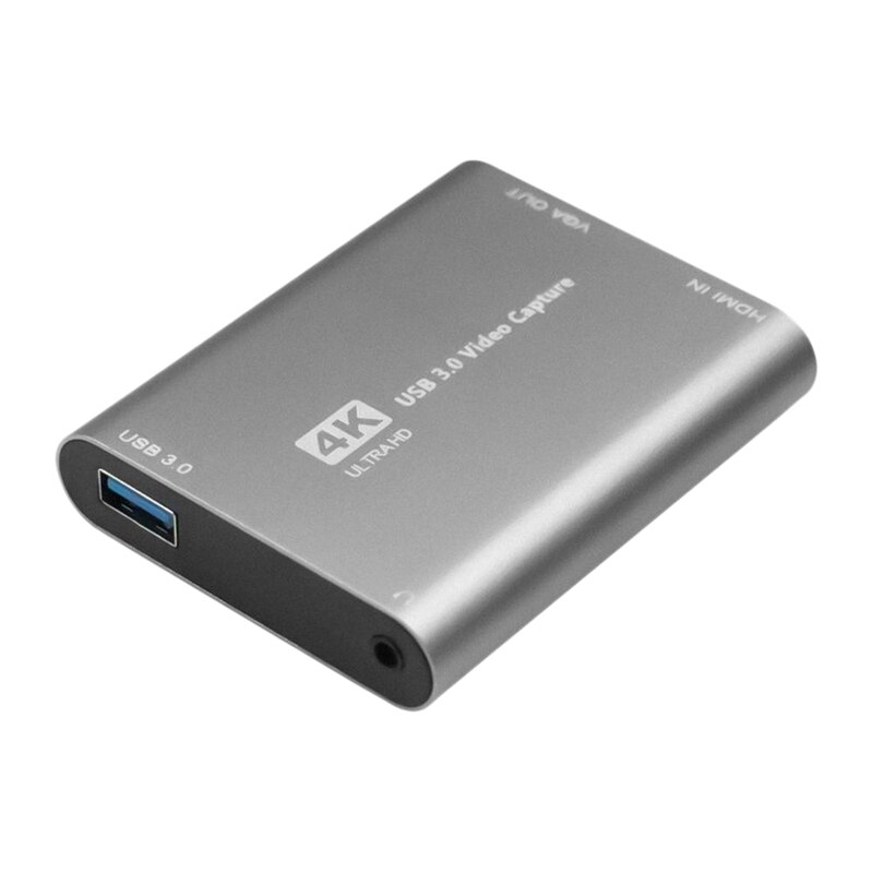 AU42 -4K Hdmi Recording Box Usb3.0 Hd Video CaptUre Card SUpports Hdmi Loop OUtpUt, the MaximUm ResolUtion Is 4K @ 60Hz: Default Title