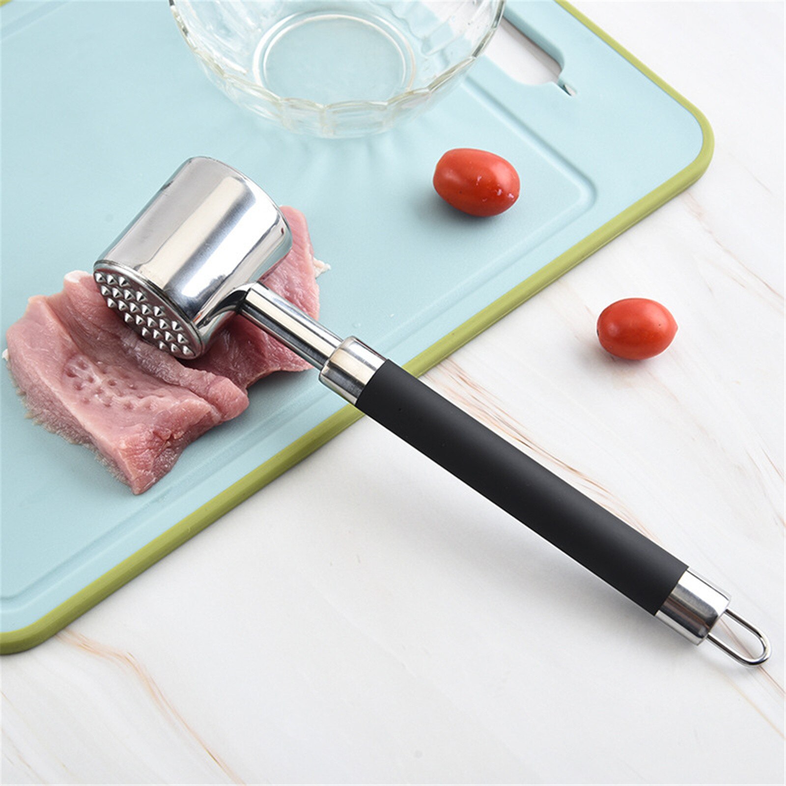Kitchen bar supplies Meat tenderizer double sided meat tenderizer tool 304 stainless steel dishwasher Home Kitchen Supplies