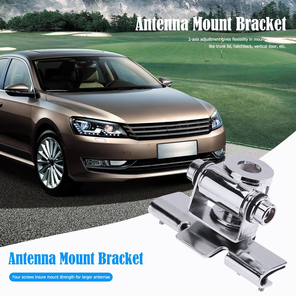 RB-400 Car Radio Antenna Bracket Vehicle-Mounted Antenna Clamp Adjustable Angle Door Mount for Mobile Radio for Side Door