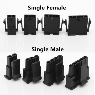 50 juego Molex 3,0mm conector 43645/43640 de una sola fila macho/hembra carcasa + terminales 2/3/4/5/6 Pin
