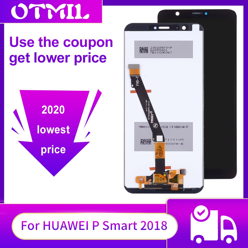 6.0 "Voor Huawei P Smart Originele Lcd Touch Screen Digitizer Voor Huawei Genieten 7S Fig LX3 l21 LX1 Lcd Vervangen Gereedschap
