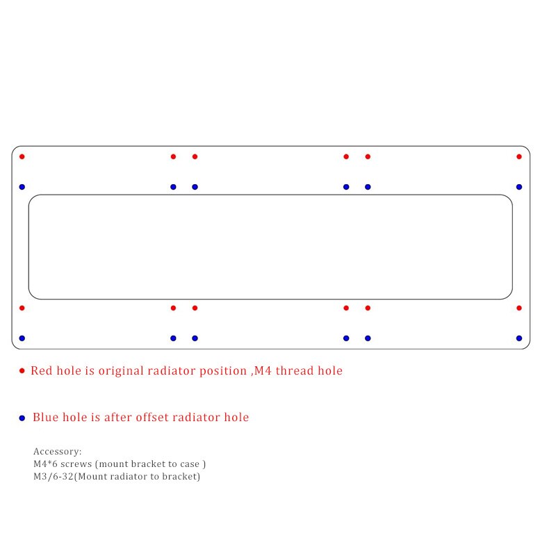 LIAN LI O11 DYNAMIC MINI Top Radiator Offset Bracket,Avoiding Memory Mount Conflict Holder,Acrylic ,21mm Adjust ,360*141*5MM