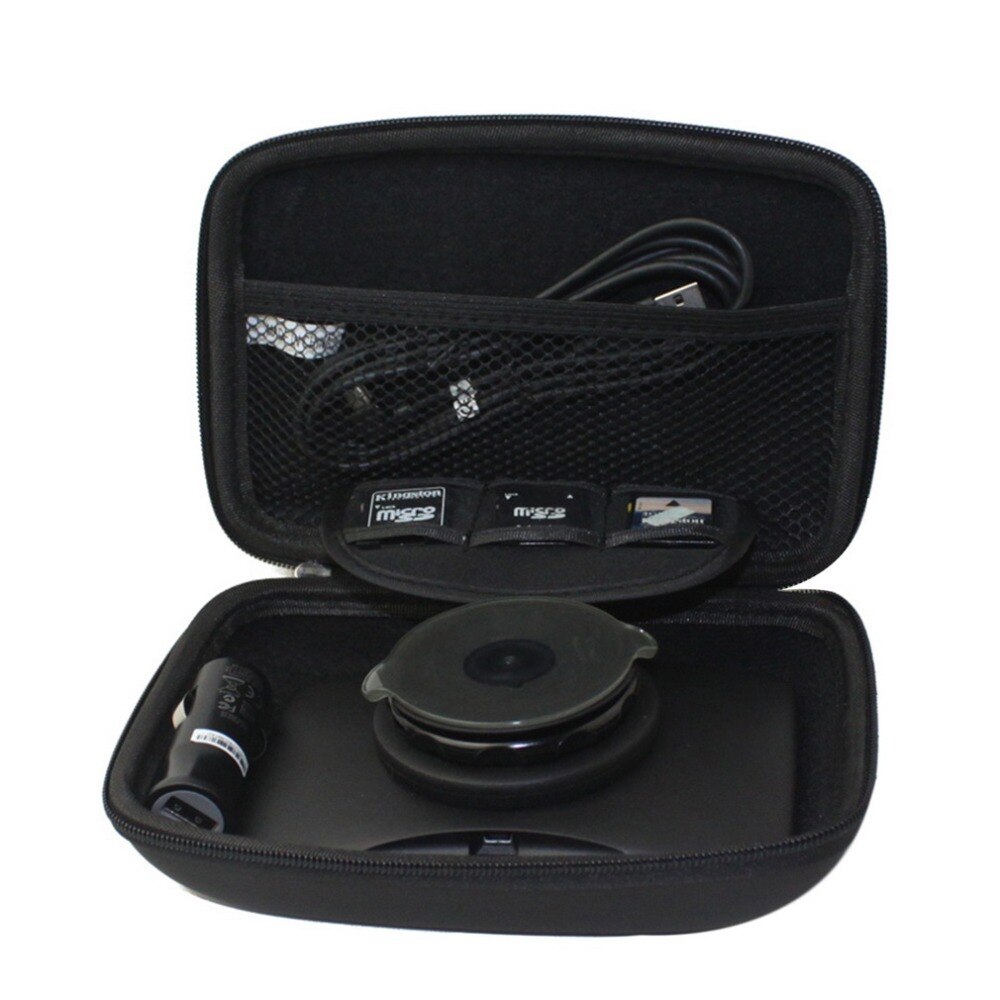 Newes PU Hard Carry Case Cover 4.3'' In Car Sat Nav Holder For TomTom Garmin Start GPS Navigation Protection Package Cover Black