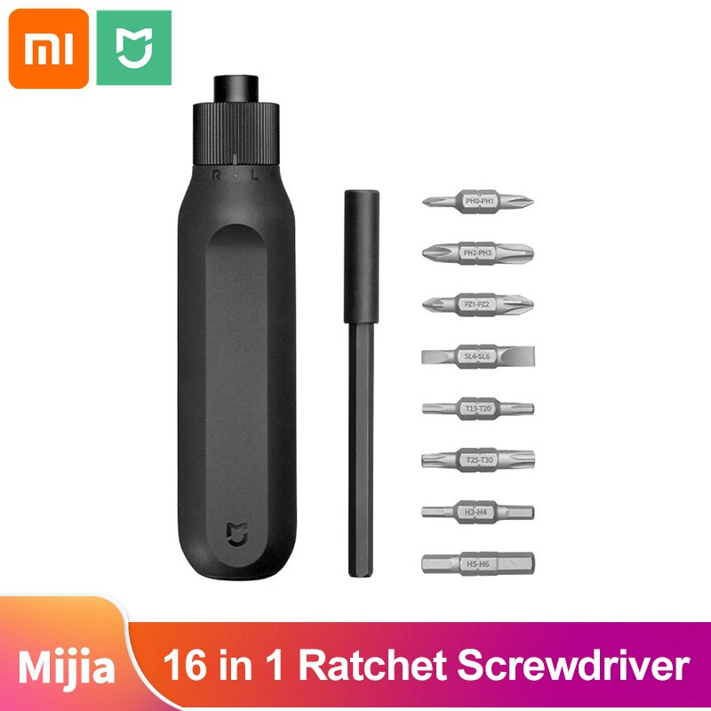 Xiaomi Mijia 16 in 1 Ratsche Schraubendreher Hause Hohe Präzision Torx Kreuz 20Nm DIY Schraube Fahrer S2 Bits Reparatur Werkzeuge