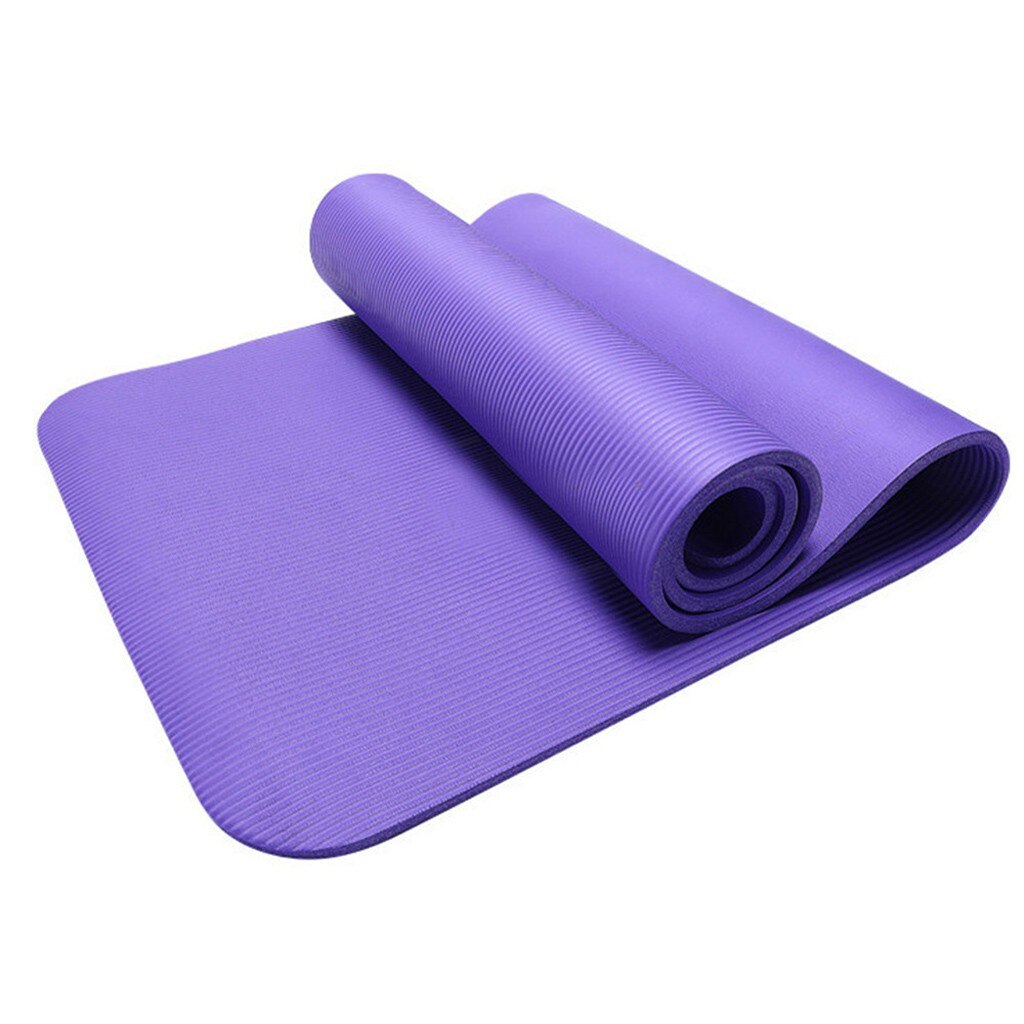 183 x 55 yogamattor träningsdyna tjocka halkfria hopfällbara gym fitness matta pilates utomhus träning inomhus gym träning fitness matta: Sid